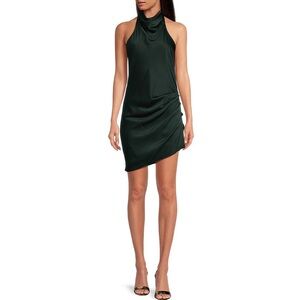 Gianni Bini
Peyton Ruched Satin Cowl Halter Neck Sleeveless